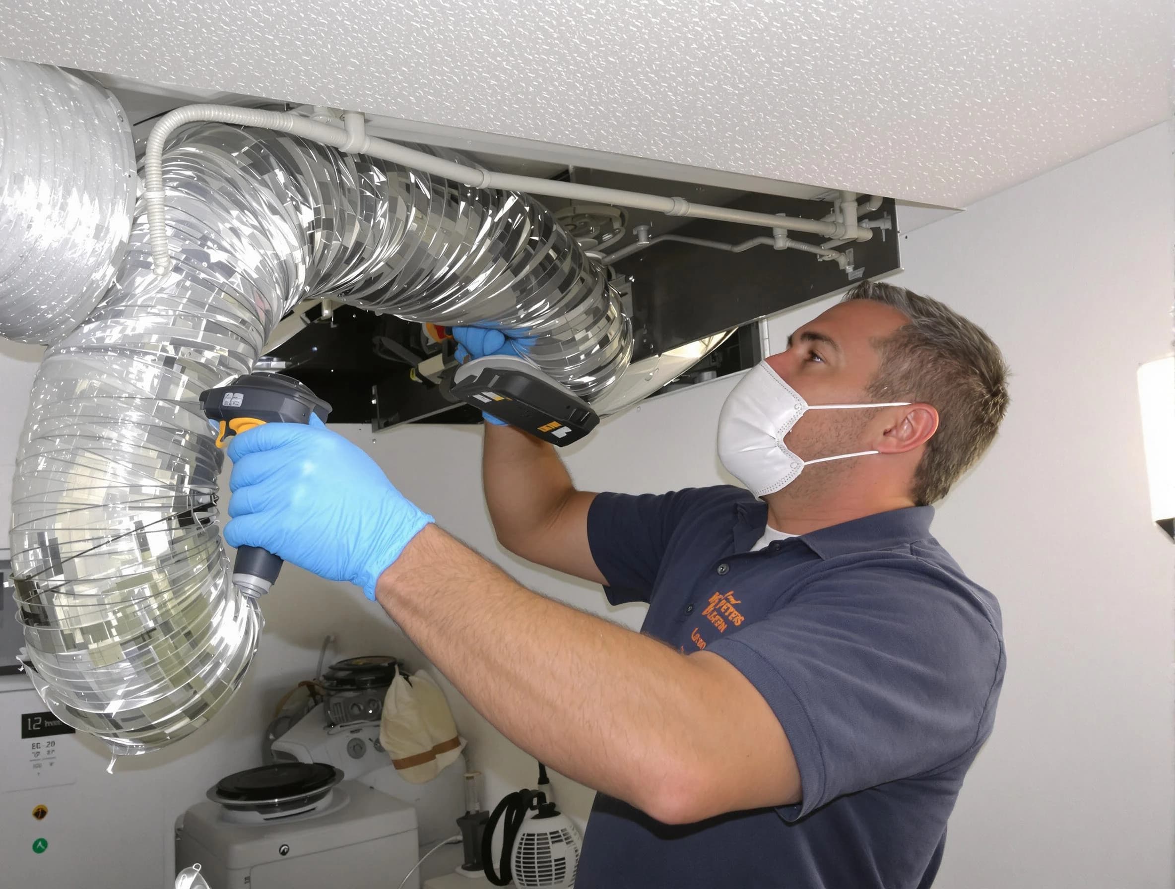 Spotsylvania Courthouse Dryer Vent Cleaning professional performing thorough residential dryer vent cleaning in Spotsylvania Courthouse